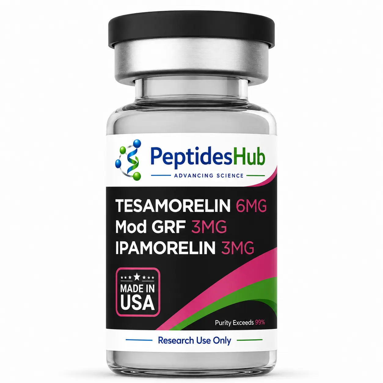 Tesamorelin & CJC-1295 (Mod GRF 1-29) & Ipamorelin Blend (12mg)